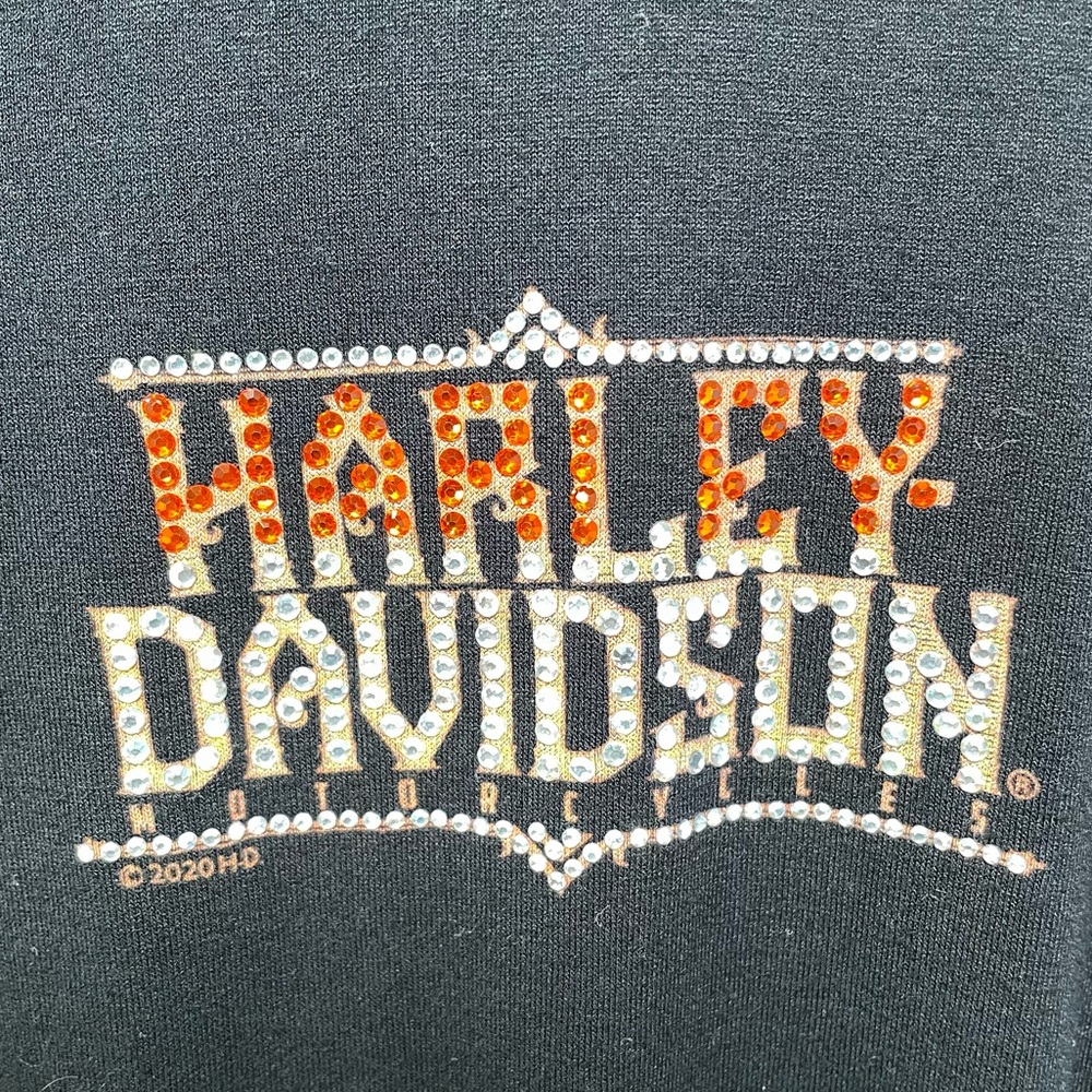Harley Davidson Women’s Laced Top Size XL - Picture 2 of 5